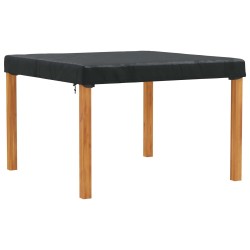 Housse de Table Uni Noir 142 x 142 x 15 cm tissu 535253535253
