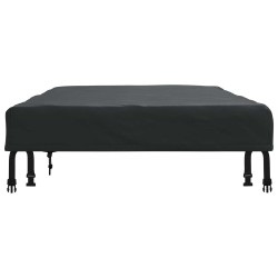 Housse de Table Uni Noir 122 x 72 x 15 cm tissu 535260535260