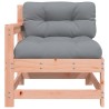 Chaises de jardin avec coussins lot de 2 bois massif douglas 535277535277