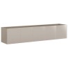 Jardinière rouillé 200x40x40 cm acier inoxydable 535283535283
