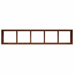 Jardinière rouillé 200x40x40 cm acier inoxydable 535283535283