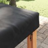 Housse de Table Uni Noir 142 x 142 x 15 cm tissu 535288535288