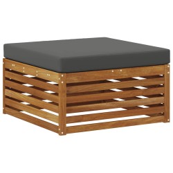 Pouf d'Extérieur Bois d'Acacia Massif Naturel 535291535291