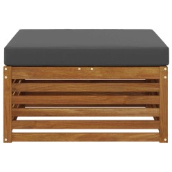 Pouf d'Extérieur Bois d'Acacia Massif Naturel 535291535291