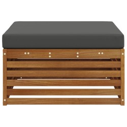 Pouf d'Extérieur Bois d'Acacia Massif Naturel 535291535291