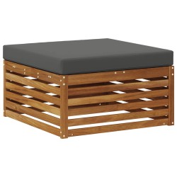 Pouf d'Extérieur Bois d'Acacia Massif Naturel 535291535291