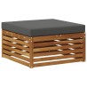 Pouf d'Extérieur Bois d'Acacia Massif Naturel 535291535291