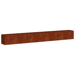 Jardinière rouillé 360x40x40 cm acier inoxydable 535298535298