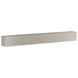 Jardinière rouillé 360x40x40 cm acier inoxydable 535298535298