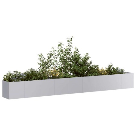 Jardinière 360x40x40 cm acier galvanisé 535299535299