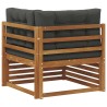 Canapé d'angle extérieur Bois d'Acacia Massif Naturel 535316535316