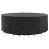 Housse pour meubles Noir 279 x 279 x 85 cm Tissu Oxford 210D 535317535317