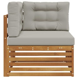 Canapé d'angle extérieur Bois d'Acacia Massif Naturel 535331535331
