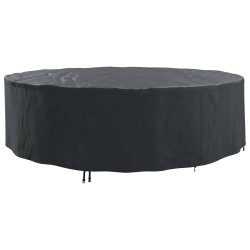 Housse pour meubles Noir 320 x 320 x 71 cm Tissu Oxford 210D 535333535333