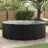 Housse pour meubles Noir 279 x 279 x 105 cm Tissu Oxford 600D 535334535334