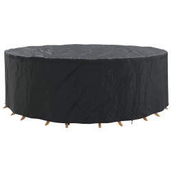 Housse pour meubles Noir 279 x 279 x 105 cm Tissu Oxford 600D 535334535334