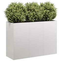 Jardinière 120x40x80 cm acier inoxydable 535349535349