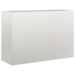Jardinière 120x40x80 cm acier inoxydable 535349535349