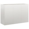Jardinière 120x40x80 cm acier inoxydable 535349535349