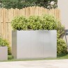 Jardinière 120x40x80 cm acier inoxydable 535349535349