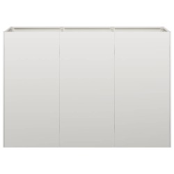 Jardinière 120x40x80 cm acier inoxydable 535349535349