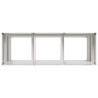 Jardinière 120x40x80 cm acier inoxydable 535349535349