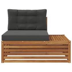Canapé d'extérieur extrémité Naturel 115 x 83 x 73 cm 535353535353
