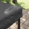 Housse de Table Uni Noir 72 x 72 x 15 cm tissu 535374535374