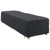Housse de Transat Uni Noir 74 x 210 x 40 cm tissu 535392535392