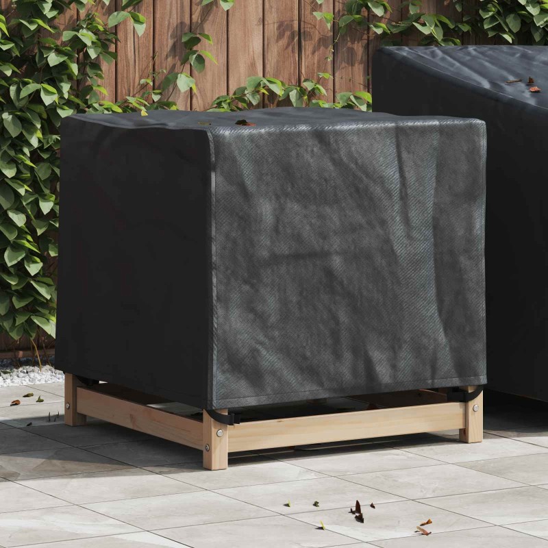 Housse pour meubles Noir 82 x 82 x 65 cm Tissu Oxford 420D 535405535405