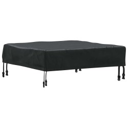 Housse de Table Uni Noir 72 x 72 x 15 cm tissu 535415535415