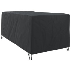 Housse de Transat Uni Noir 205 x 100 x 70 cm tissu 535423535423