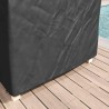 Housse de Transat Uni Noir 205 x 100 x 70 cm tissu 535423535423