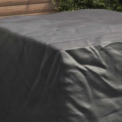 Housse pour meubles Noir 135 x 135 x 90 cm tissu Oxford 420D 535428535428