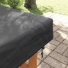 Housse de Table Uni Noir 182 x 102 x 15 cm tissu 535432535432