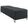 Housse de Transat Uni Noir 74 x 210 x 40 cm tissu 535433535433