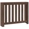 Cache-radiateur chêne marron 104x20x82 cm bois d'ingénierie 535437535437