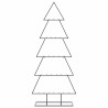 Arbre de Noël en métal pour décoration noir 150 cm 535438535438