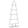 Arbre de Noël en métal pour décoration noir 150 cm 535438535438