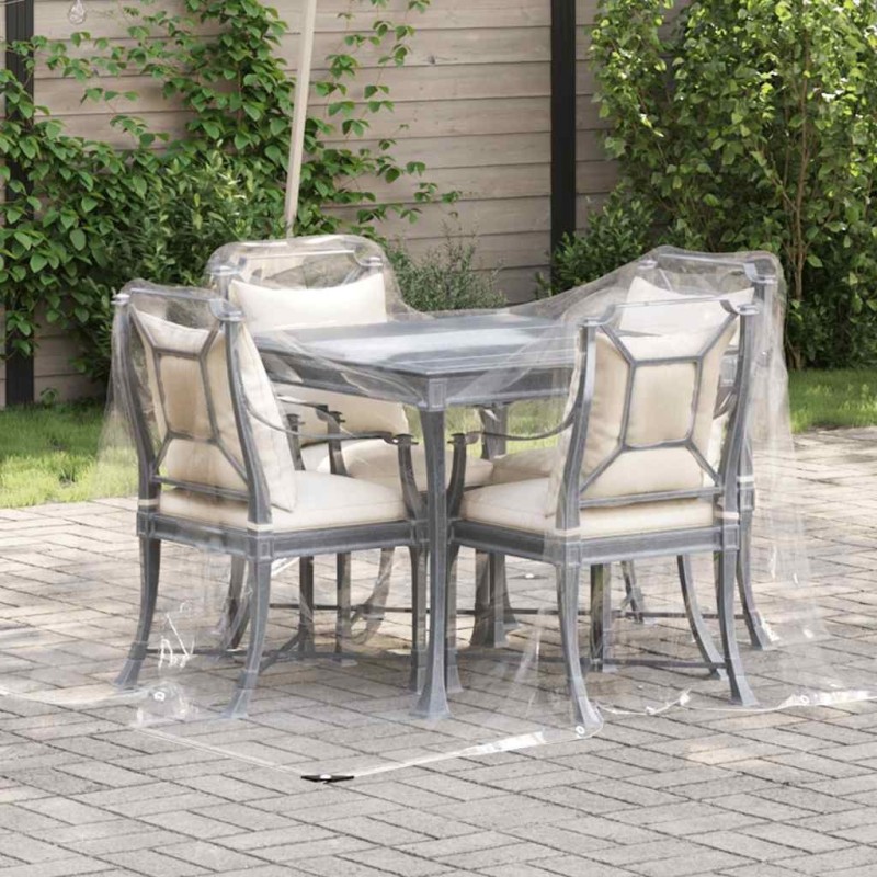 Bâche transparente avec œillets 2x3 m PVC 535440535440