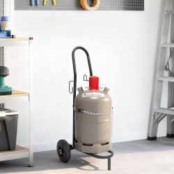 Chariot à main Noir et Rouge 49 x 49 x 101 cm Acier 535442535442