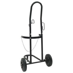 Chariot à main Noir et Rouge 49 x 49 x 101 cm Acier 535442535442