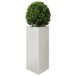 Jardinière triangulaire 40x34,5x70 cm acier inoxydable 535445535445