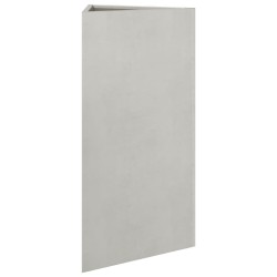 Jardinière triangulaire 40x34,5x70 cm acier inoxydable 535445535445
