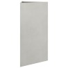 Jardinière triangulaire 40x34,5x70 cm acier inoxydable 535445535445