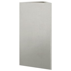 Jardinière triangulaire 40x34,5x70 cm acier inoxydable 535445535445