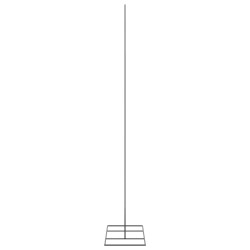 Arbre de Noël en métal pour décoration noir 180 cm 535446535446