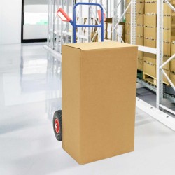 Chariot à main extensible Bleu et Rouge 49,5 x 53 x 114 cm 535447535447