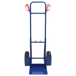 Chariot à main extensible Bleu et Rouge 49,5 x 53 x 114 cm 535447535447
