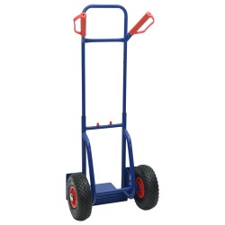 Chariot à main extensible Bleu et Rouge 49,5 x 53 x 114 cm 535447535447